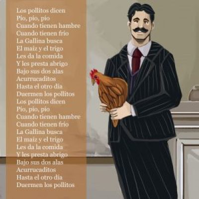 Los Pollitos Dicen, Obra De Un Profesor Chileno