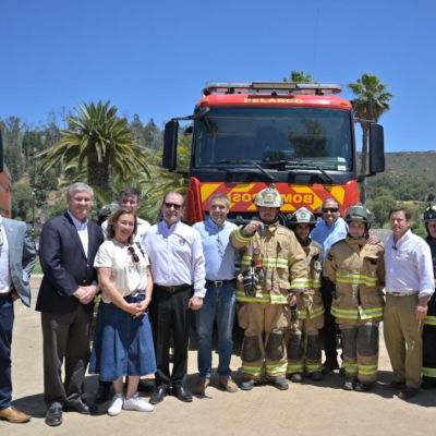 Bomberos del Maule se consolida con la flota más moderna del país gracias al Gobierno Regional.