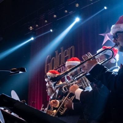 Golden Big Band celebra la Navidad con concierto de gala en el Teatro Regional del Maule.