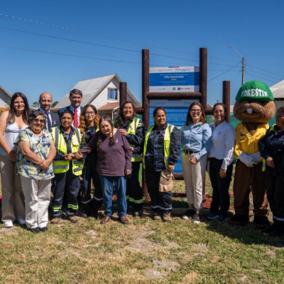 Villa Esmeralda inaugura nuevo pulmón verde gracias al Programa Regional de Empleo del Gobierno del Maule.