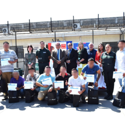 Internos del Penal de Molina se certificaron como instaladores metalmecánicos.