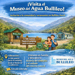 Museo del agua Bullileo abre sus puertas al público todos los fines de semana del verano.