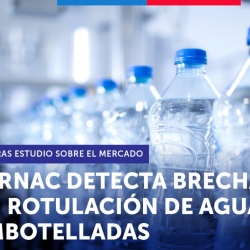 SERNAC detecta brechas en rotulación tras estudio sobre mercado de agua embotellada.
