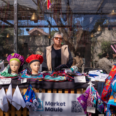 Expo Market Maule brilló en Espacio TUE Vivo de Talca, con emprendedores de Yerbas Buenas.