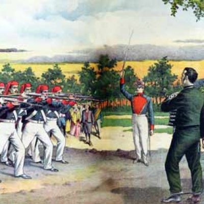 8 de abril de 1818 son asesinados mediante fusilamiento, en Mendoza, los hermanos Carrera.