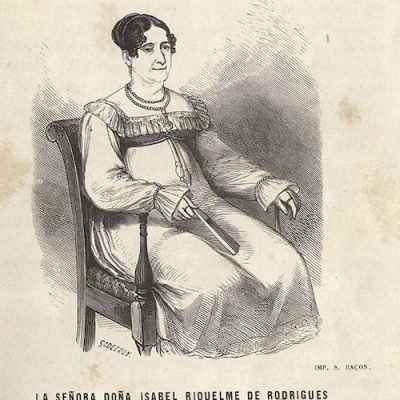 EFEMÉRIDES: Se conmemora el  23 de abril ,  la muerte de doña María Isabel Riquelme.