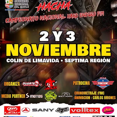 CRDP del Maule promueve Campeonato Nacional Hard Enduro Fim en Colín de Limávida.