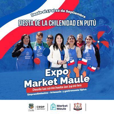 CRDP, Agroturismo Putú-Mataquito y Barrios Acevedo Invitan a Expo Market Maule.